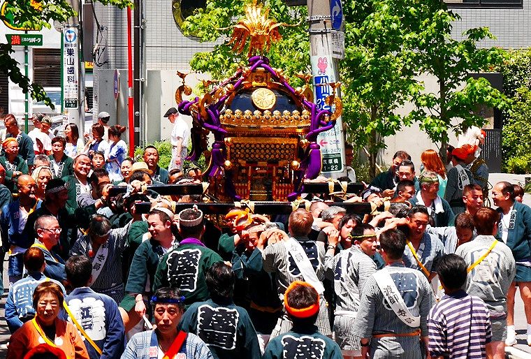 歴史の浪漫街道/ 祭りだ！神輿だ！お江戸の神輿 H26年 銀杏岡八幡神社