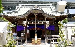 隅田川神社社殿。'14.06.15.